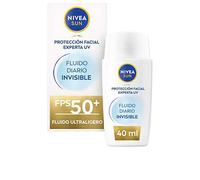 NIVEA SUN Fluid Daily Invisible Face Sunscreen SPF 50+ (1 x 40 ml), Ultra Light Face Sun Cream with Matte Effect, Antioxidant Enriched Sun Protection