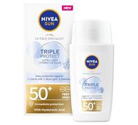 Nivea Sun Triple Protect light moisturising cream for tanning SPF 50+ 40 ml