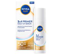 NIVEA Sun UV 2in1 Primer Daily UV Serum SPF50+ Face Sunscreen & Base 30ml
