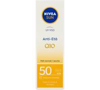 NIVEA SUN UV Anti-Ageing FP 50 50 ml Tube, Anti-Wrinkle Face Cream with Coenzym