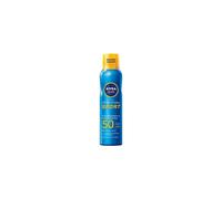 NIVEA Sun UV Dry Protect Sport Sun Spray SPF 50 (200 ml), 100% Transparent and Refreshing Sun Protection, Sweat-resistant & Extra Waterproof Sun Spray