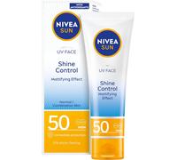 NIVEA Sun UV Face Shine Control SPF 50 Cream (50Ml), Sun Cream Protects against