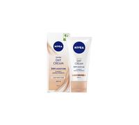 NIVEA Tinted Moisturising Day Cream in a Pack of (4 x 50 ml), Vitamin E Enriched Tinted Moisturiser with SPF 15, Skin Care Essentials