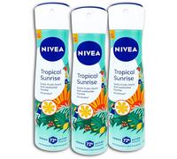 NIVEA Tropical Sunrise Deodorant Spray 3 x 150 ml Pack of 3