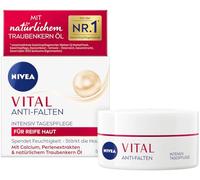NIVEA Vital Anti-Wrinkle Intensive Day Cream for Mature Skin, Face Care with Calcium, Pearl Extracts & Natural Grape Seed Oil, Day Cream for Intensive Moisture (50 ml)