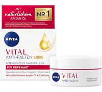 NIVEA Vital Anti-Wrinkle Intensive Plus Day Cream SPF 15, Face Care for Mature Skin with Natural Argan Oil and Calcium, Day Cream with SPF for Intensive Moisture (50 ml)