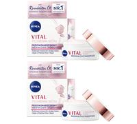 Nivea Vital Radiant Skin Anti-Wrinkle Day Face Cream 50ml (Pack Of 2)