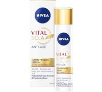 NIVEA Vital SOJA Anti-Age Firming Serum, Intensive Moisturising Serum for Mature Skin with Natural Soy Extract, Firming Face Care with Hyaluronic Acid (40 ml)