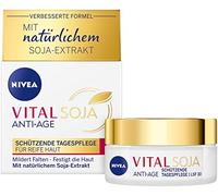 NIVEA Vital Soy Protective Day Cream SPF 30 (50 ml), Firming Formula with Natural Soy Extract, Moisturiser with High Protection for Mild Wrinkles