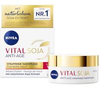 NIVEA Vital Soya Anti-Age Firming Day Cream SPF 15, Firming Face Care for Mature Skin with Natural Soy Extract, Day Cream with SPF Against Pigment Spots (50 ml)