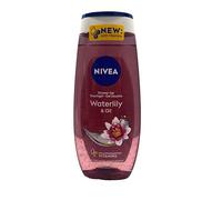 NIVEA Waterlily & Oil Shower Gel (250 ml), Refreshing Shower Gel with Valuable Oil Beads, Pampering Shower with Delicate Water Lily Fragrance