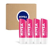NIVEA Watermelon Lip Care - Tinted Lip Balm for Beautiful Soft Lips - Pack of 4