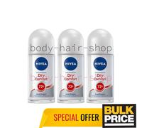 Nivea Women Dry Comfort Deodorant Roll-on 72H Dual-Protect Fresh Scent 3-Pack
