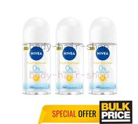 Nivea Women Fresh Summer Roll-On Deodorant Long-Lasting Freshness 3-Pack 50ml