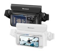 Niveaya IPX8 Floating Waterproof Fanny Pack Holds Phone, Passport & Cash