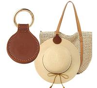 Niveaya Hat Clip for Travel on Bag - Magnetic Hat Clip Storage, Travel Hat Hooks, Vacation Beach Cruise Essentials Accessory, Brown