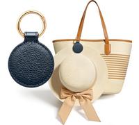 Niveaya Magnetic Hat Clip for Travel on Bag, Secure Hat Holder, Dark Blue