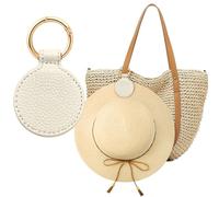 Niveaya Women's Travel Hat Clip - Magnetic Cap Clip, Beige