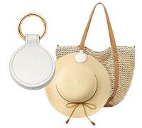 Niveaya Women's White Magnetic Hat Clip for Travel - Universal Hat Clip Storage, Spring/Summer Accessory