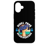 Nivel Papá Desbloqueado Regalo Padres Gamer Case for iPhone 16