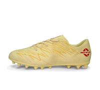 Nivia Encounter Mg 11 Men's Football Boots, Synthetic Leather Upper, Lightweight Insole, High Shear Resistant TPU Outsole, Ideal for Hard Surfaces, Double Cream, 9 UK