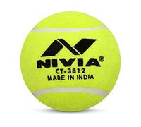 NIVIA Heavy Tennis Ball Cricket Ball (Pack of 6), Yellow
