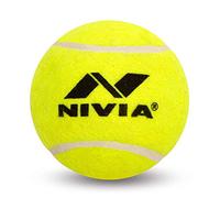 Nivia Heavy Tennis Ball Cricket Ball (Pack of 6), Yellow