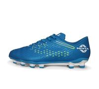 Nivia Nitro Football Stud for Men, TPU 3D Embossing Upper, High-Shear Strength TPU Sole, Ideal for Hard & Grassy Surfaces, Metallic Blue, 8 UK