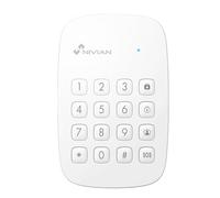 Nivian Wireless Keyboard Compatible with NIVIAN Alarm - Suitable for Indoor Use - Multiple Management Functions - RFID Tag Reader, Easy Installation Without Cables