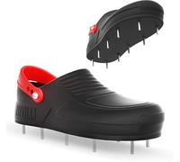 Nivilli Work - Nail Shoe Clog for Safe Walking on Leveling and Filling compounds as Well as epoxy Floors and coatings. (Small 6/9 UK) Black