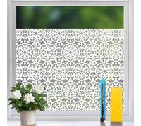 Niviy Window Film Privacy 44.5x200cm (17.5"x78.7"), Snowflake Patterned Frosted Privacy Film for Glass Windows - Self Adhesive Static Cling Frosting films Tint Stickers for Home Bathroom Office