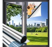 Niviy Window Tint One Way Window Privacy Film See Out Not in 23.6 x 78.7 Inch Window Tint for Home Heat Blocking Anti UV Glass Door Mirror Reflective Window Film, Silver