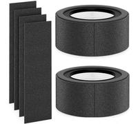 NIVMOWN Z-1000 HEPA Replacement Filter and 4 Additional Activated Carbon Pre-Filters, Compatible with TruSens Z-1000 Air Purifier, Part # AFH-Z1000-01