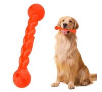 Nivofu Silicone Chew Toys, Interactive Dog Toy, Teething Stick, Teeth Cleaning Toys, Dog Cleaning Toy for Medium and Large Breeds (Red)
