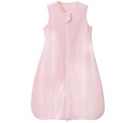 Nivolltha 0.5 TOG Baby Sleeping Bag, 100% Cotton Super Soft & Breathable Summer Sleeping Bag 6-18 Months for Newborn Infant Toddler, Powder Pink