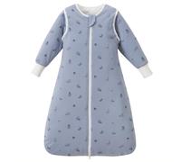 Nivolltha Baby Sleeping Bag 2.5 TOG Cotton Ocean M | 100% Cotton detachable sleeves baby sleeping bag, gentle on baby's skin with winter warmth and cozy sleep comfort for 6-18M