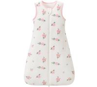 Nivolltha Super Soft Winter Baby Sleeping Bag 2.5 TOG, 100% Cotton Warm Sleeping Bag 0-6 Months for Infant Toddler, Newborn Essentials, Bloom