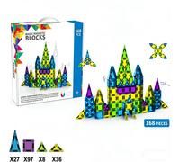 NIVOR Classic 168-Piece Magnetic Construction Set The Building Blocks Castle NIVOR Multicolor