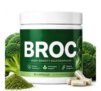 Nivora Broc High-Density Sulforaphane, Sulforaphane Supplement with Broccoli Seed Extract, Brocelite & Brainy Broc, Focus & Balance, 90 Capsules (1pc)