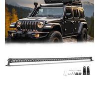 Niwaker 40 Inch LED Light Bar, 216W Single Row UTV Light Bar, Off Road Driving Lights, Roof Bumper Work Lights, Slim LED Light Bar for Truck