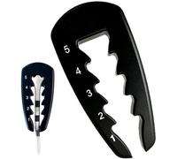 Niwieoi 1 Pcs Heightright Golf Tee Height Tool,Essential Companion from Tee to Green - Divot Repair Tool,Golfing Training Aid for Consistent Swings Easy to Use,Super Lightweight(1.7In to 3.3In)