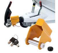 NiwNiw Heavy Duty Caravan Hitch Lock - High Security Anti-Theft Lock for ALKO AKS1300/2004/3004 & AK130/160, Trailer Coupling Protection with Reinforced Steel