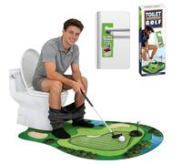 NIWPKDCE Toilet Golf Game Toys for Men, Mini Golf Set for Golf Lover Funny White Elephant Gift for Dad Husband, Boyfriend