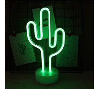 NIWWIN Neon Light Sign LED Wall Decor Night Light USB/Battery Operated Neon for Christmas Birthday Gift Party Kids Living Room Wedding Decor (Cactus)