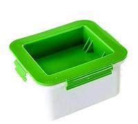 NIWWIN Tofu Press Mold, Tofu Press Maker Kit Tofu Box Tofu Strainer Homemade Soybean Curd DIY Plastic Tofu Cheese Press Built-in Drainage for Home Kitchen Cooking Tool (Green)