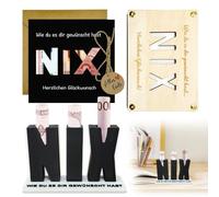 Nix Gift Black 3-Pack Creative Idea For Those Who Wants Nothing Nix Gift For Birthday Individual Funny Gifts