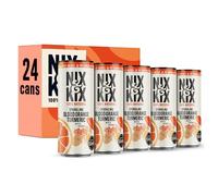 Nix & Kix | Blood Orange & Turmeric |100% Natural Premium Sparkling Soft Drink | Low Calorie & Vegan Friendly | No Added Sugar Or Sweeteners | 250ml x 24 Pack