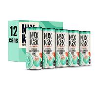 Nix & Kix | Cucumber & Mint | 100% Natural Premium Sparkling Soft Drink With Cayenne | Low Calorie & Vegan Friendly | No Added Sugar Or Sweeteners | 250ml x 12 Pack