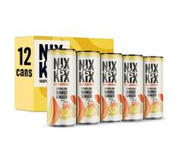 Nix & Kix | Mango & Ginger | 100% Natural Premium Sparkling Soft Drink | Low Calorie & Vegan Friendly | No Added Sugar Or Sweeteners | 250ml x 12 Pack