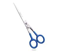 Nixcer Professional Super Cut 6.5" Hairdressing Scissor for Saloon & Home- 100% Japanese Steel with Fine Tip for Precision Cutting (Blue)